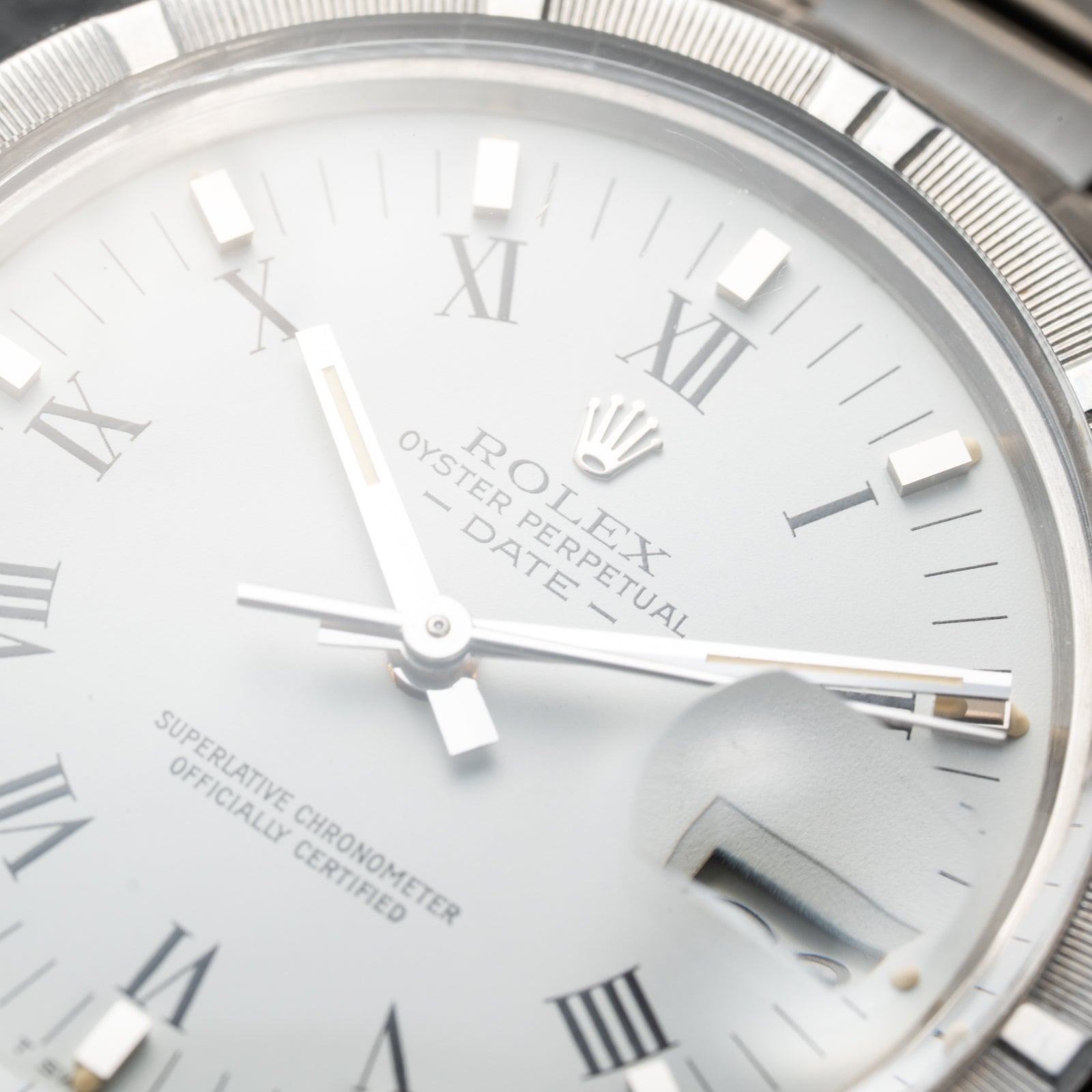 Rolex Date 34 Oyster Perpetual Roman Dial Ref 15010 from 1984