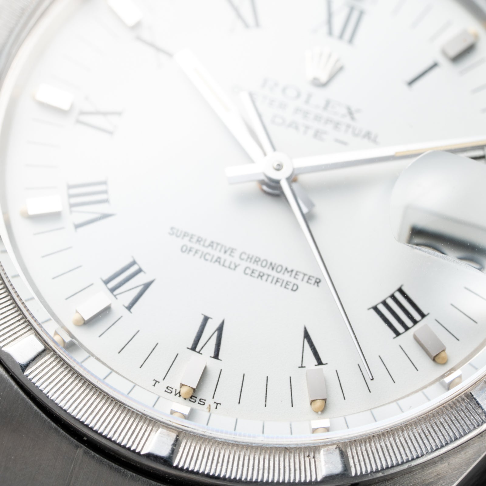 Rolex Date 34 Oyster Perpetual Roman Dial Ref 15010 from 1984