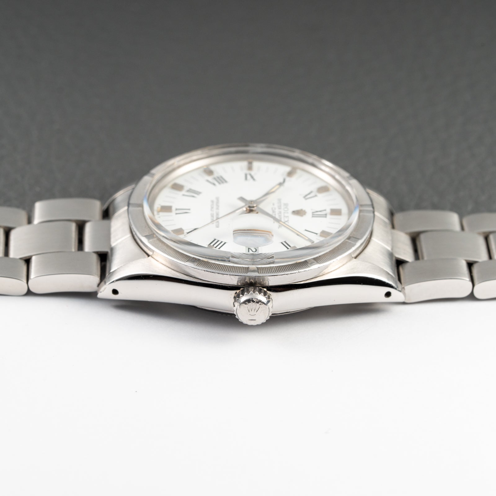 Rolex Date 34 Oyster Perpetual Roman Dial Ref 15010 from 1984
