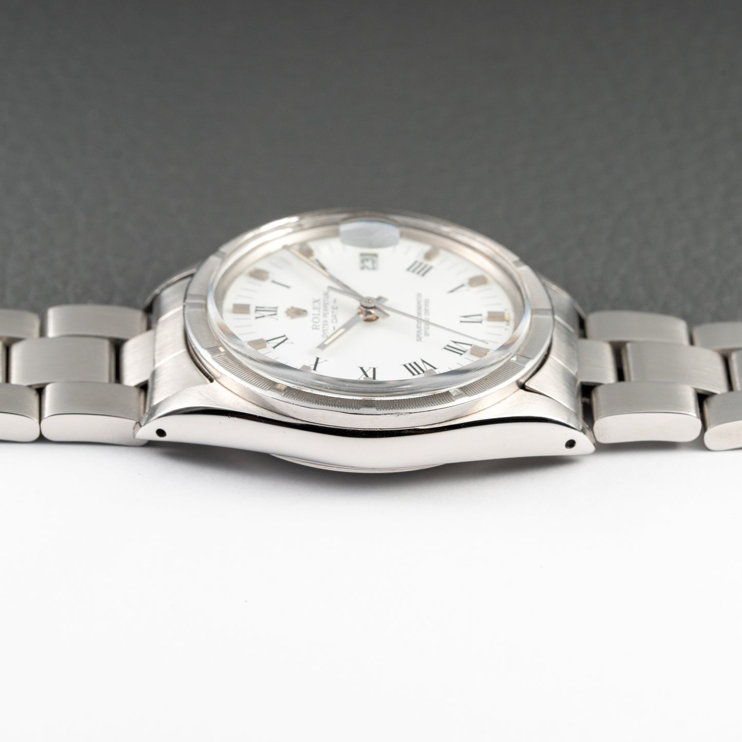 Rolex Date 34 Oyster Perpetual Roman Dial Ref 15010 from 1984