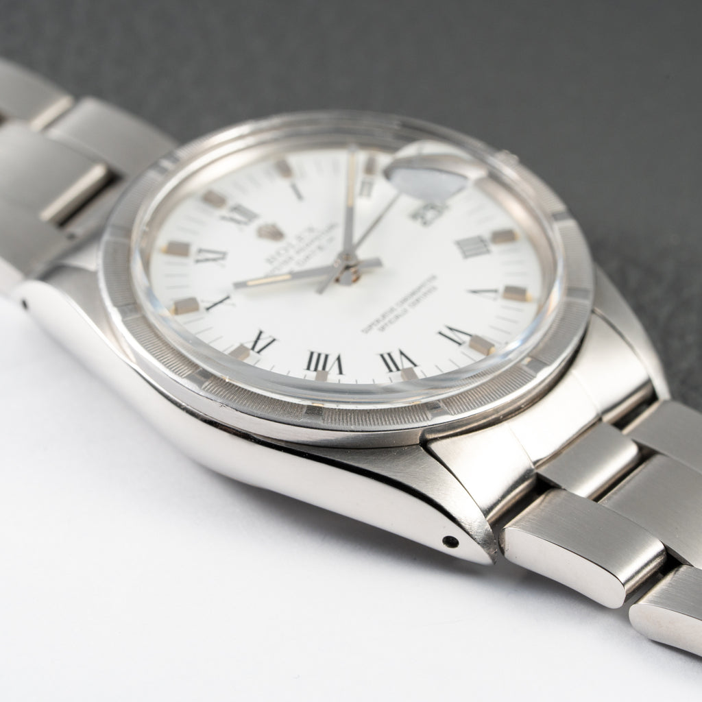 Rolex Date 34 Oyster Perpetual Roman Dial Ref 15010 from 1984