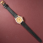 Rolex Datejust 26 Factory Diamond Dial AM Diamond Ruby Bezel 18k Gold Ref 69178 from 1983