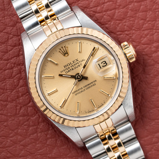 Rolex Datejust 26 Lady Gold Steel Jubilee Ref. 69173 from 1986
