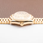 Rolex Datejust 26 Lady Factory Diamond Dial 18K Yellow Gold Ref. 69178 Circa 1994