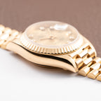 Rolex Datejust 26 Lady Factory Diamond Dial 18K Yellow Gold Ref. 69178 Circa 1994