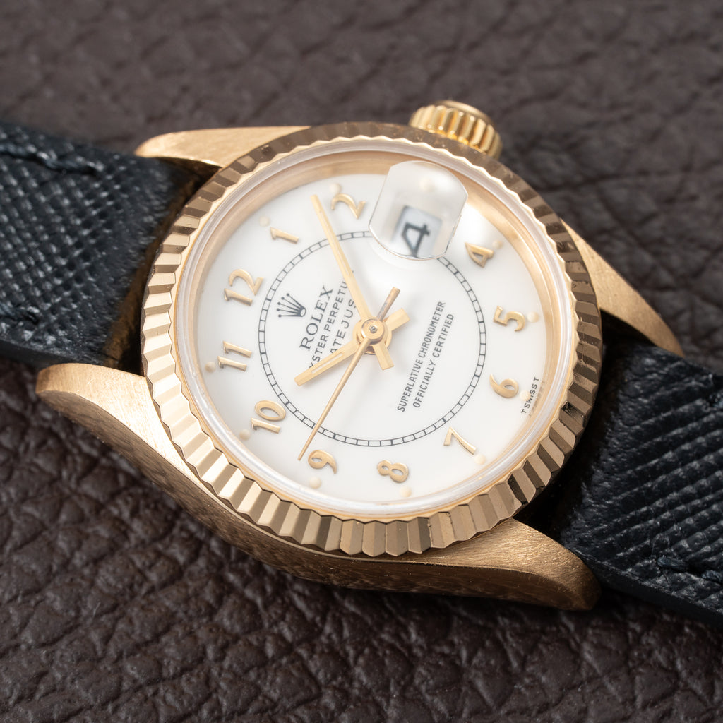 Rolex Datejust Lady Boiler Gauge Dial 18K Yellow Gold Ref. 69178 From 1984