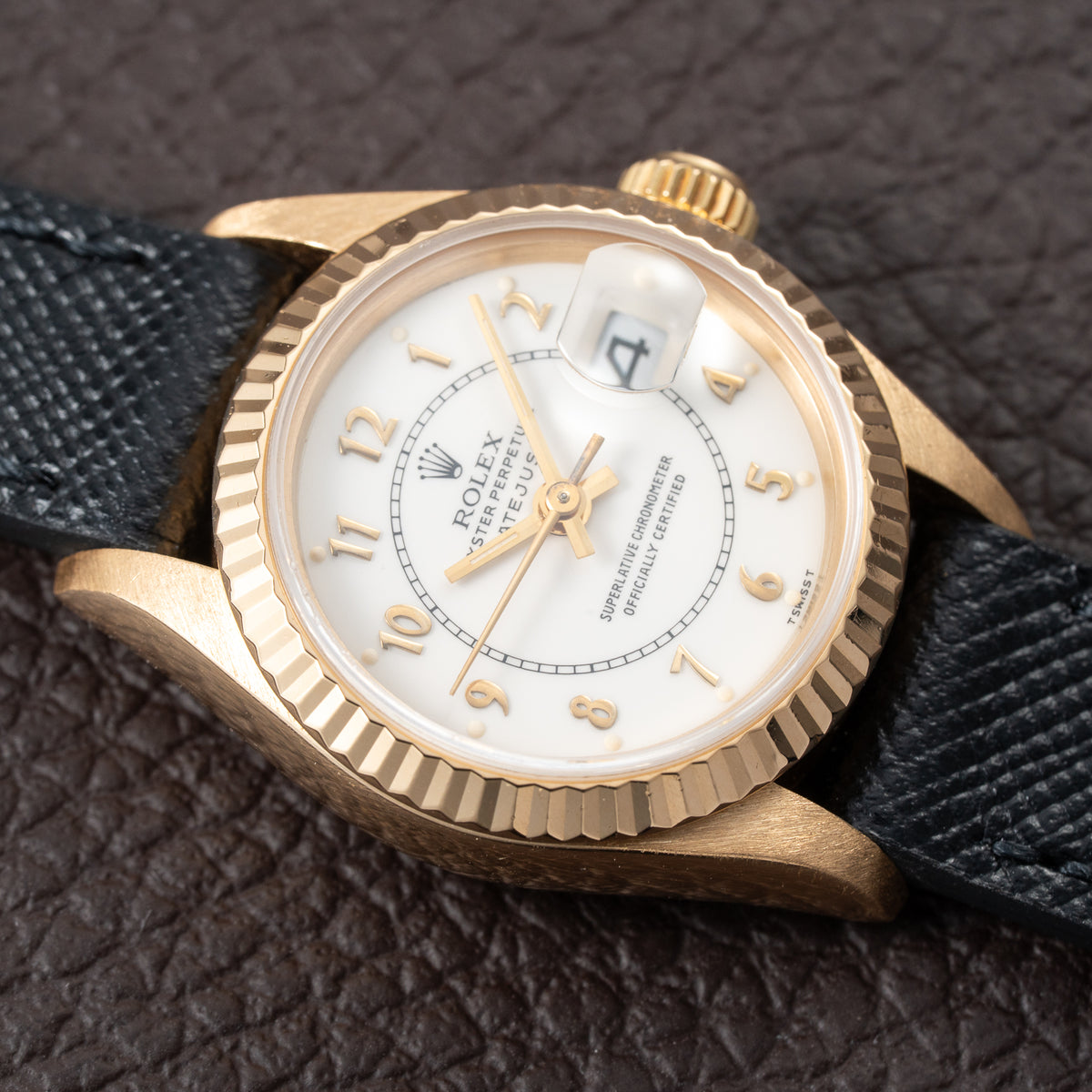 Rolex Datejust Lady Boiler Gauge Dial 18K Yellow Gold Ref. 69178 From 1984