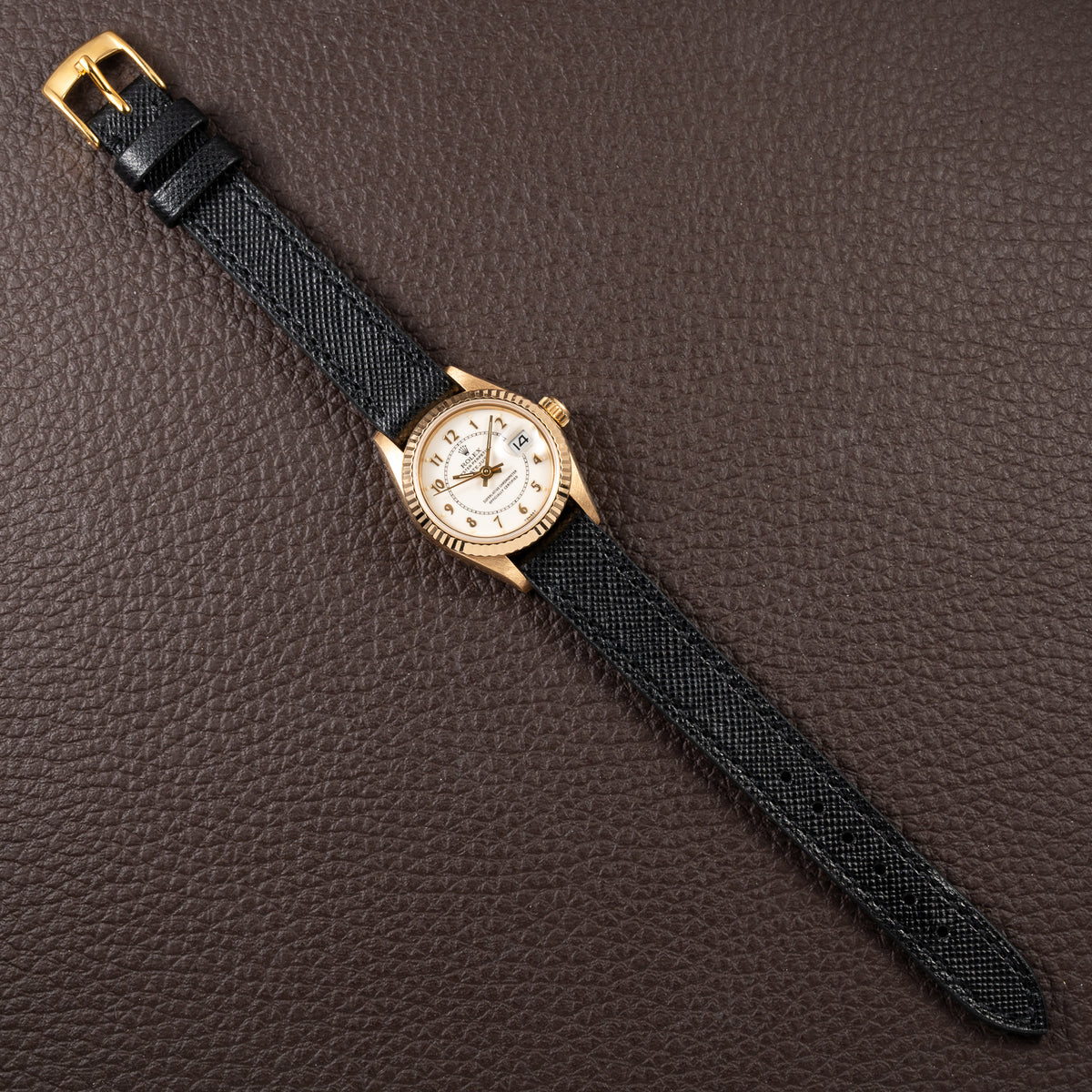 Rolex Datejust Lady Boiler Gauge Dial 18K Yellow Gold Ref. 69178 From 1984