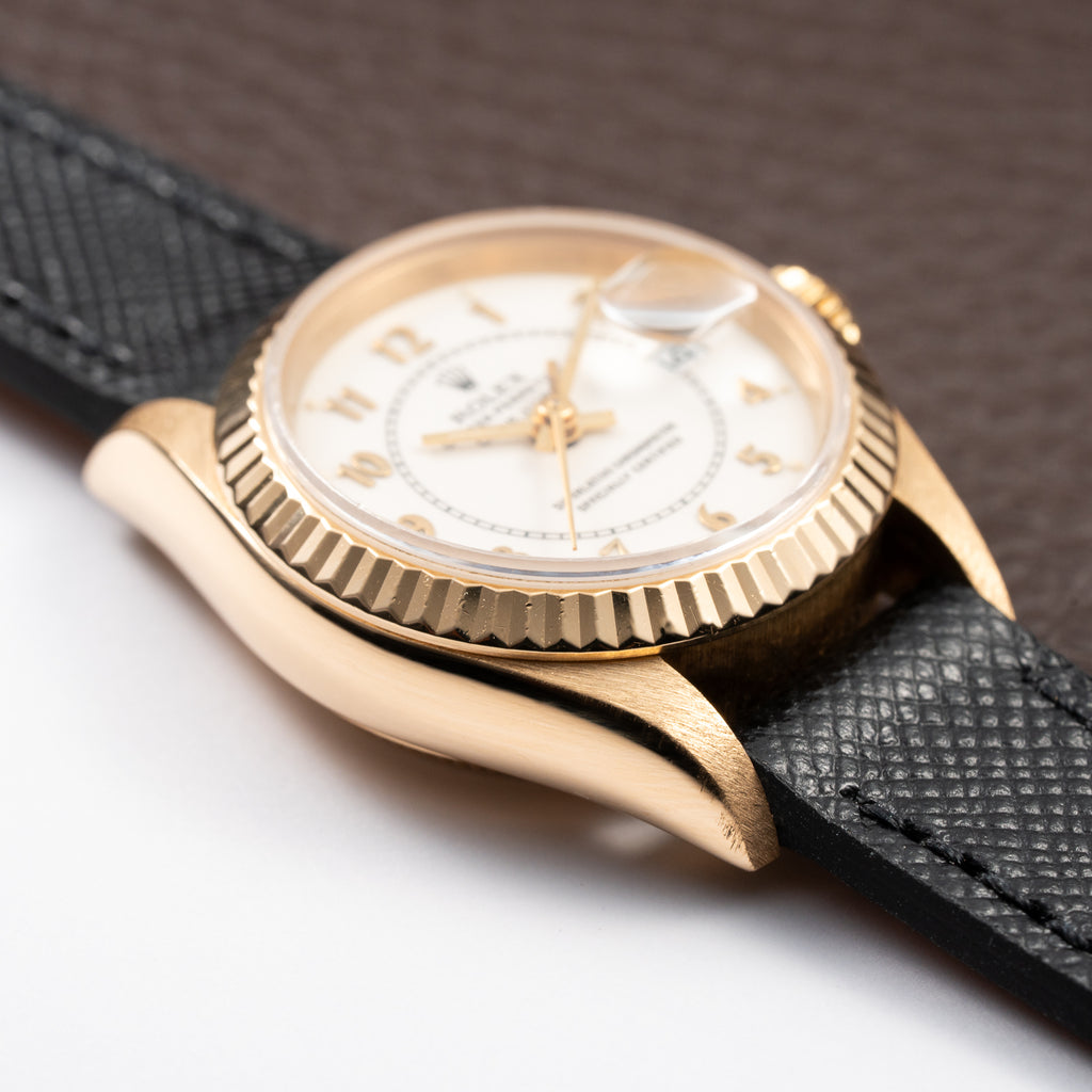 Rolex Datejust Lady Boiler Gauge Dial 18K Yellow Gold Ref. 69178 From 1984