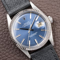 Rolex Datejust 36 Blue Tritium Dial Oyster Perpetual Ref. 1601 Circa 1968