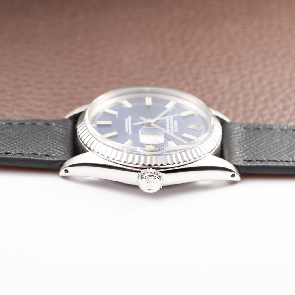 Rolex Datejust 36 Blue Tritium Dial Oyster Perpetual Ref. 1601 Circa 1968