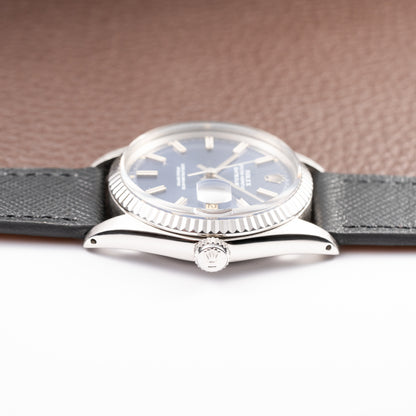 Rolex Datejust 36 Blue Tritium Dial Oyster Perpetual Ref. 1601 Circa 1968