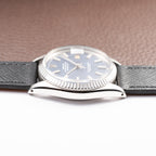 Rolex Datejust 36 Blue Tritium Dial Oyster Perpetual Ref. 1601 Circa 1968
