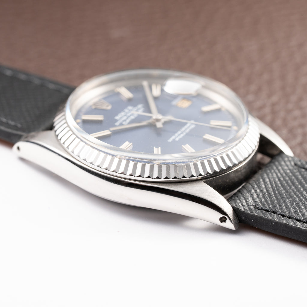 Rolex Datejust 36 Blue Tritium Dial Oyster Perpetual Ref. 1601 Circa 1968