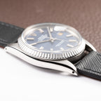 Rolex Datejust 36 Blue Tritium Dial Oyster Perpetual Ref. 1601 Circa 1968