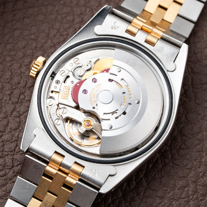 Rolex Datejust 36 Jubilee Diamond Dial Gold Steel from 1991 Ref. 16233