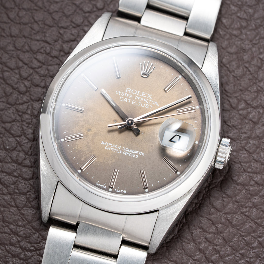 Rolex Datejust 36 Patina Grey Dial Ref 16200