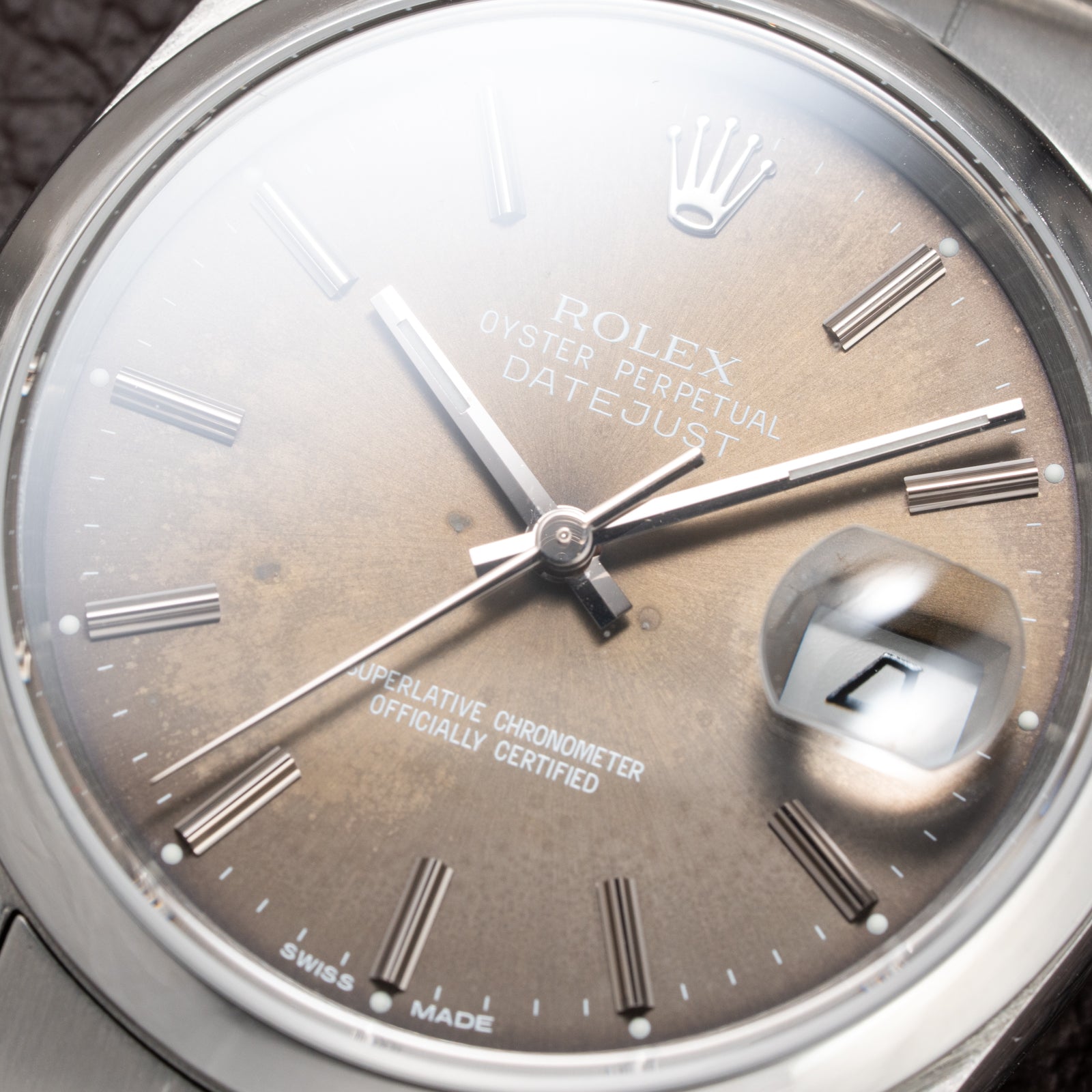 Rolex Datejust 36 Patina Grey Dial Ref 16200