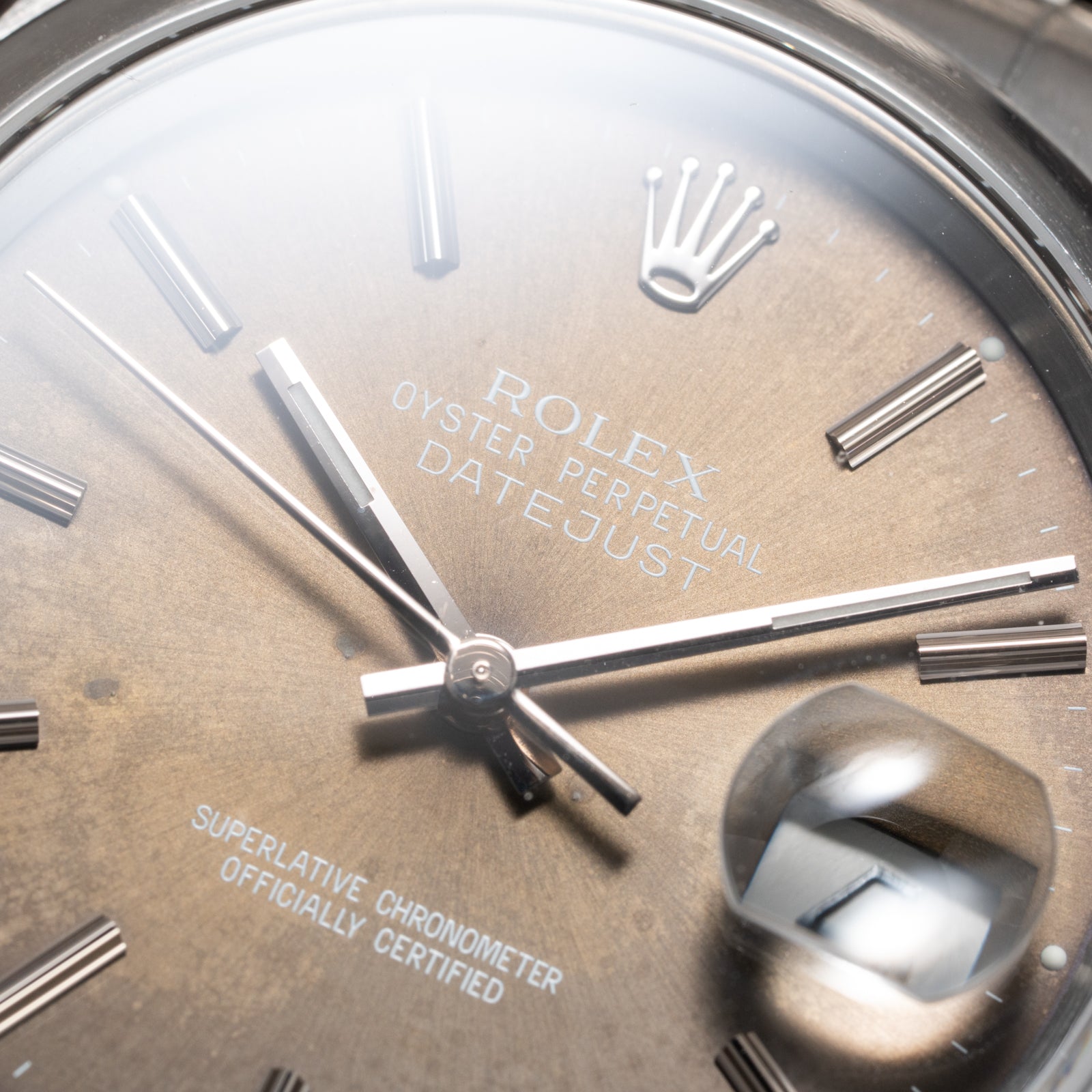 Rolex Datejust 36 Patina Grey Dial Ref 16200