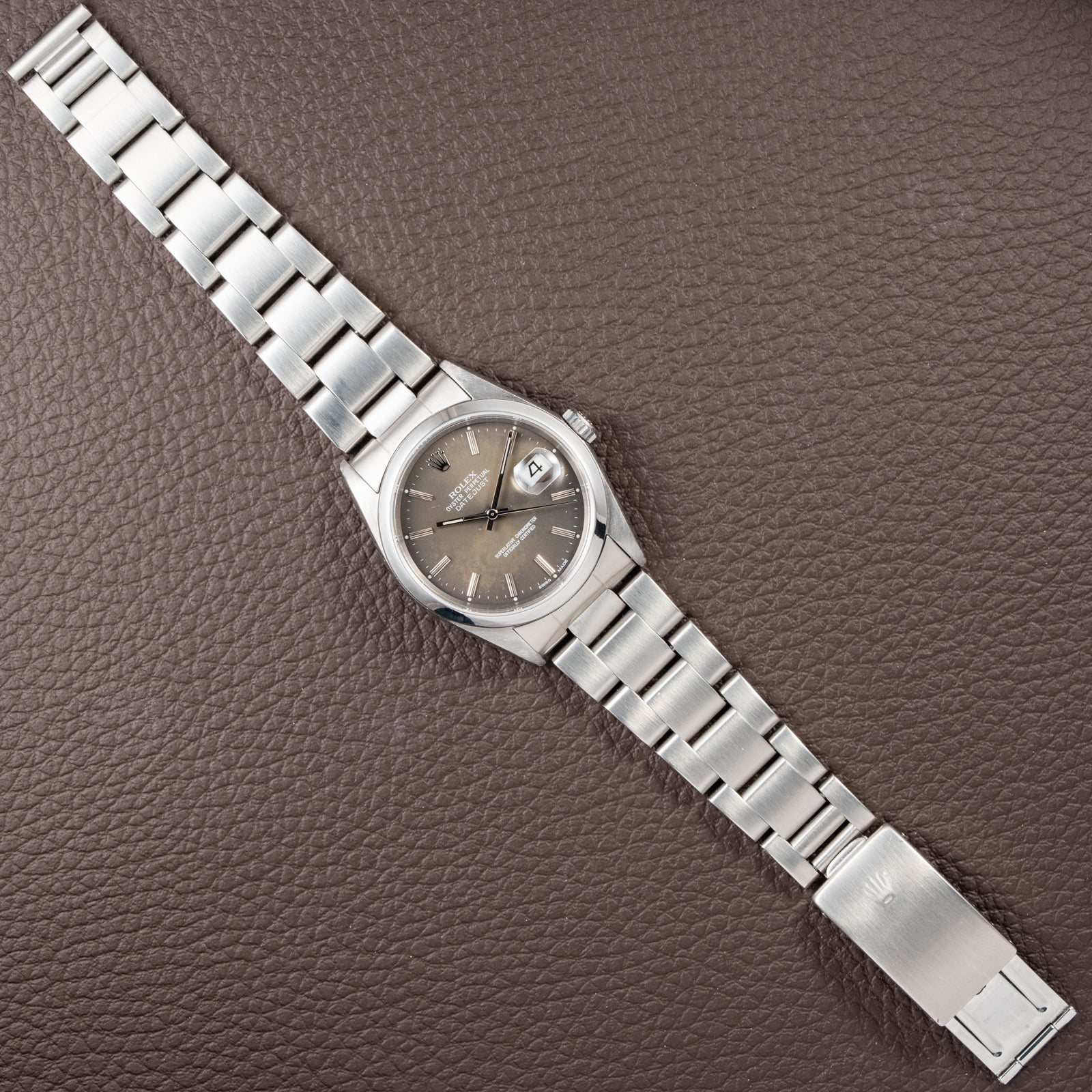 Rolex Datejust 36 Patina Grey Dial Ref 16200