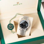 Rolex Datejust 41 Black Jubilee Full Set 2020 Ref 126334