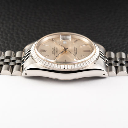 Rolex Datejust 36mm Ref. 16220 Engine Turned bezel Jubilee (1991)