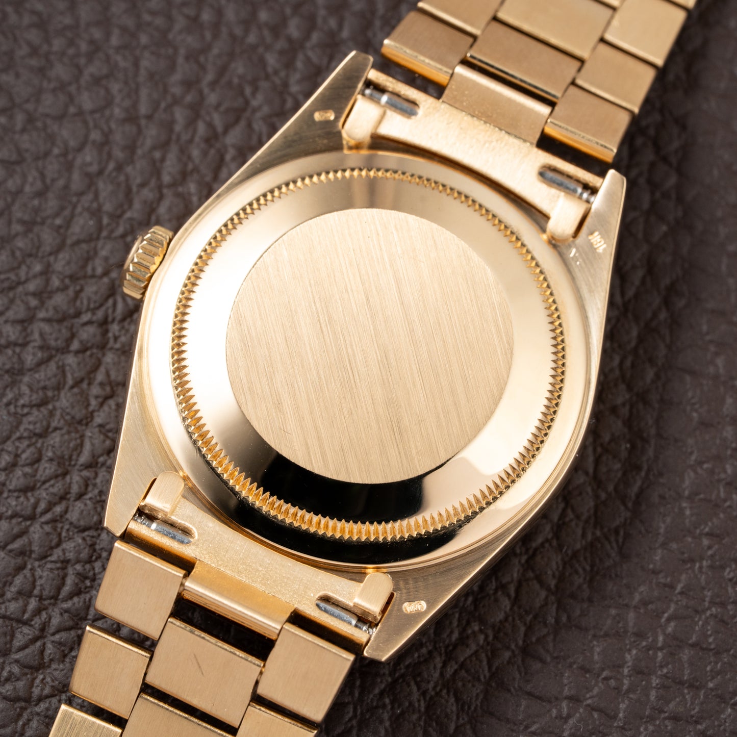 Rolex Day-Date Oyster Perpetual 18K Yellow Gold Black Dial Ref. 18238 from 1990