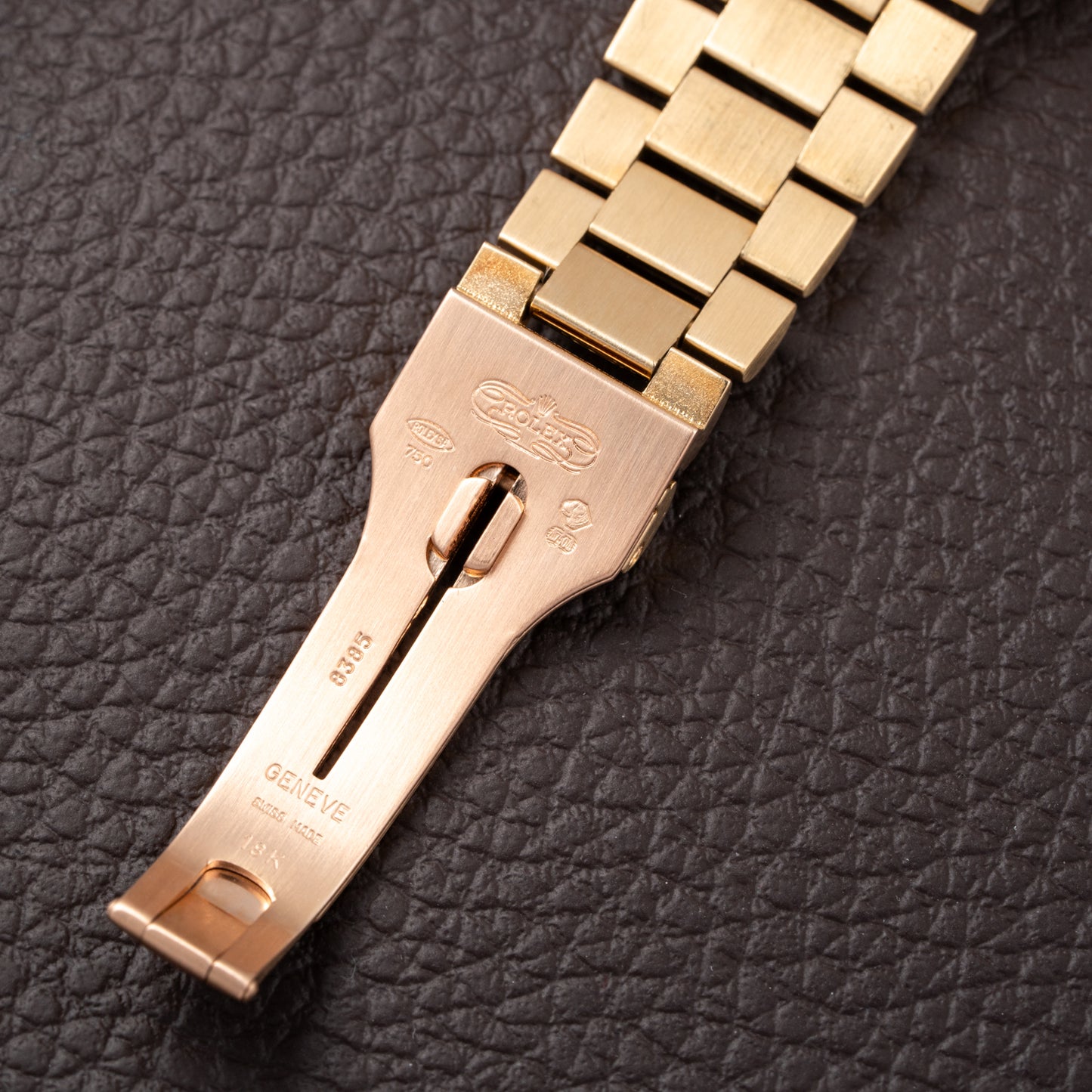 Rolex Day-Date Oyster Perpetual 18K Yellow Gold Black Dial Ref. 18238 from 1990