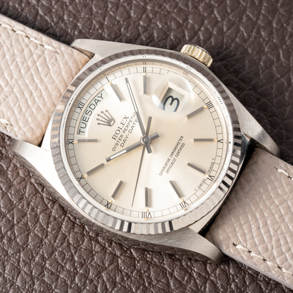 Rolex Day-Date Ref. 18039 White Gold President from 1978