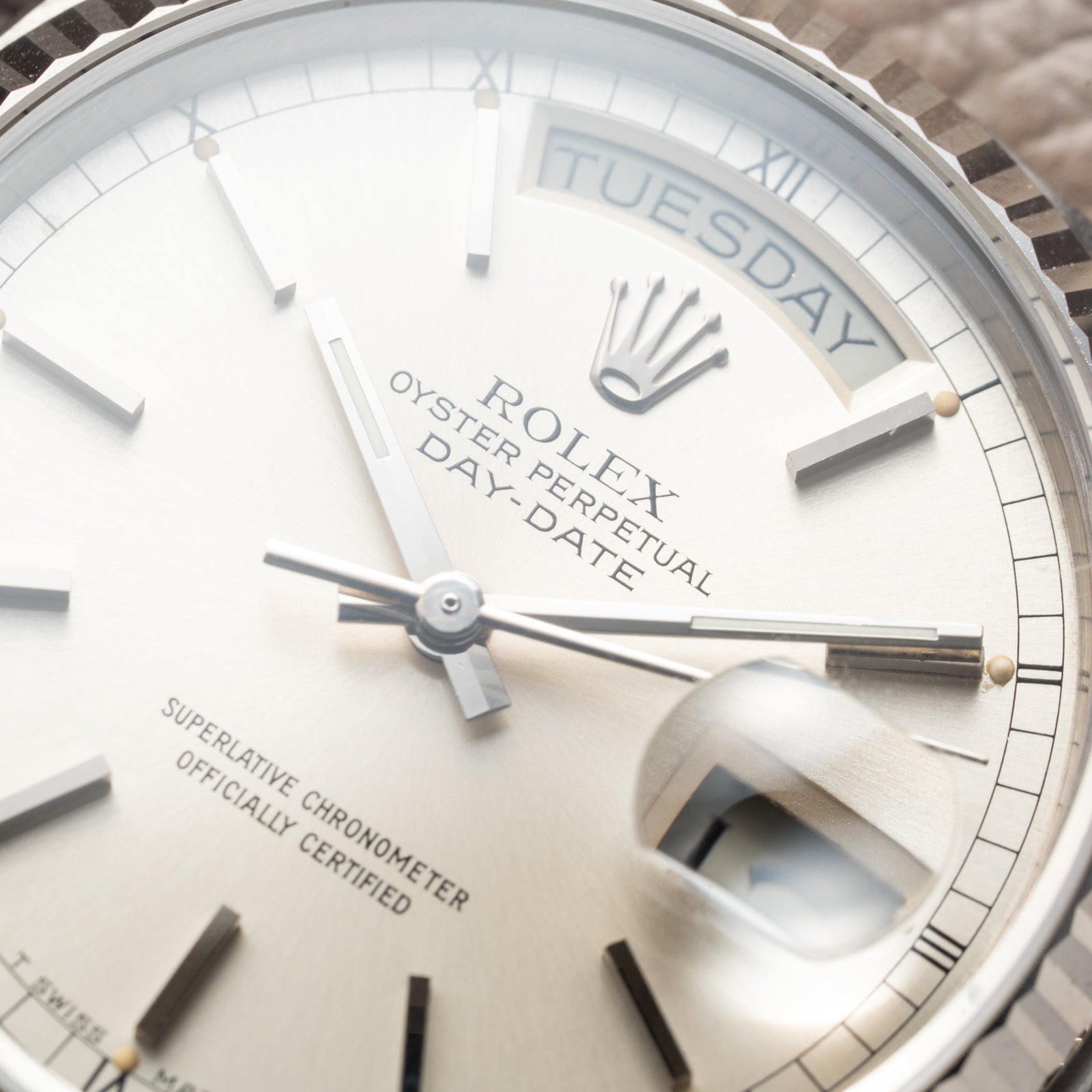 Rolex Day-Date Ref. 18039 White Gold President from 1978