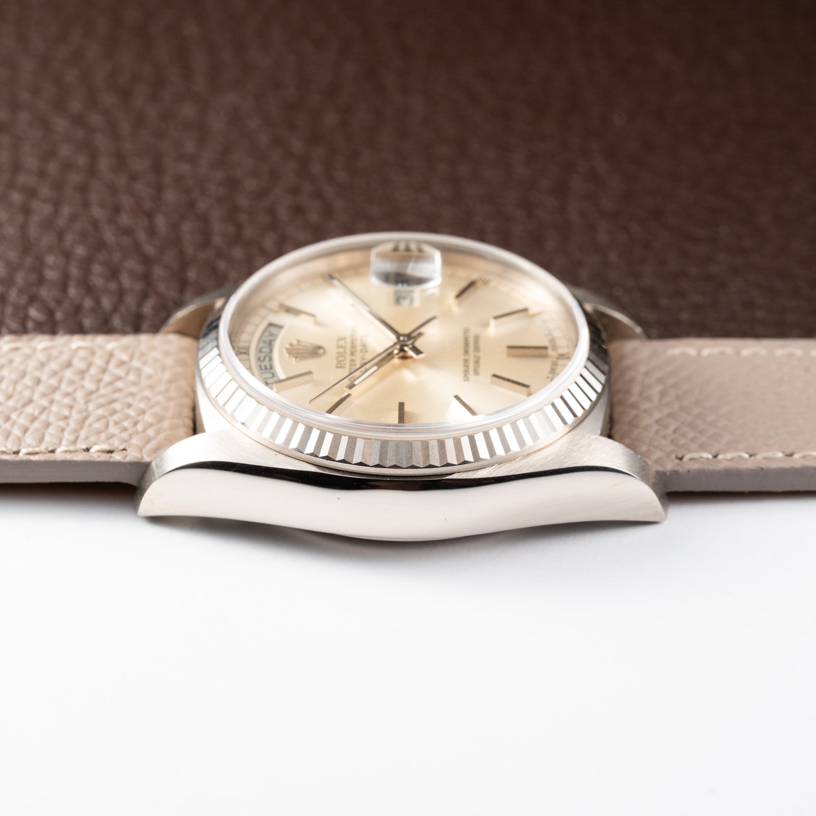 Rolex Day-Date Ref. 18039 White Gold President from 1978