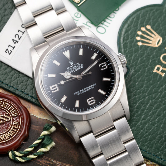 Rolex Explorer 114270 Z-Serial from 2006 Full Set