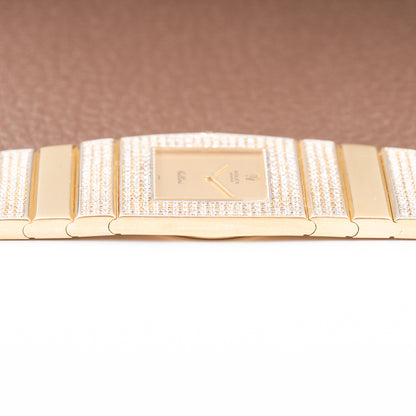 Rolex King Midas 'Cellini' 18k Yellow Gold Diamond Set Rare Second Series Ref.  Ref. 3580 from 1970s