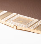 Rolex King Midas 'Cellini' 18k Yellow Gold Diamond Set Rare Second Series Ref.  Ref. 3580 from 1970s