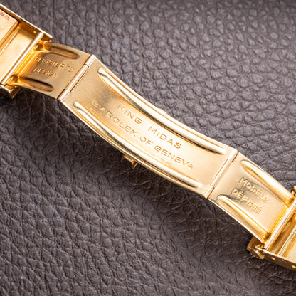 Rolex King Midas First Series 18k Yellow Gold with Rosé Oxidation Patina Ref. 9630