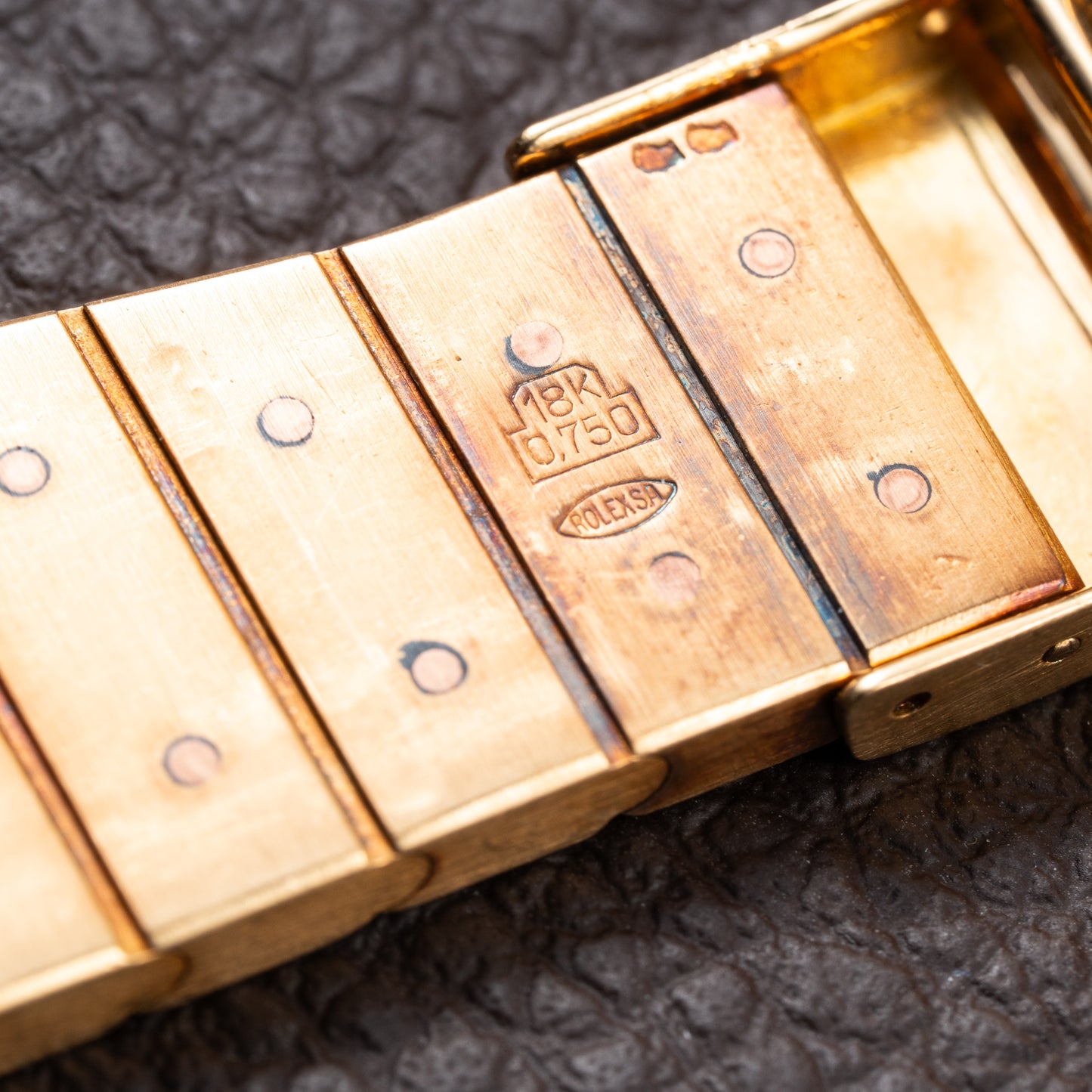 Rolex King Midas First Series 18k Yellow Gold with Rosé Oxidation Patina Ref. 9630