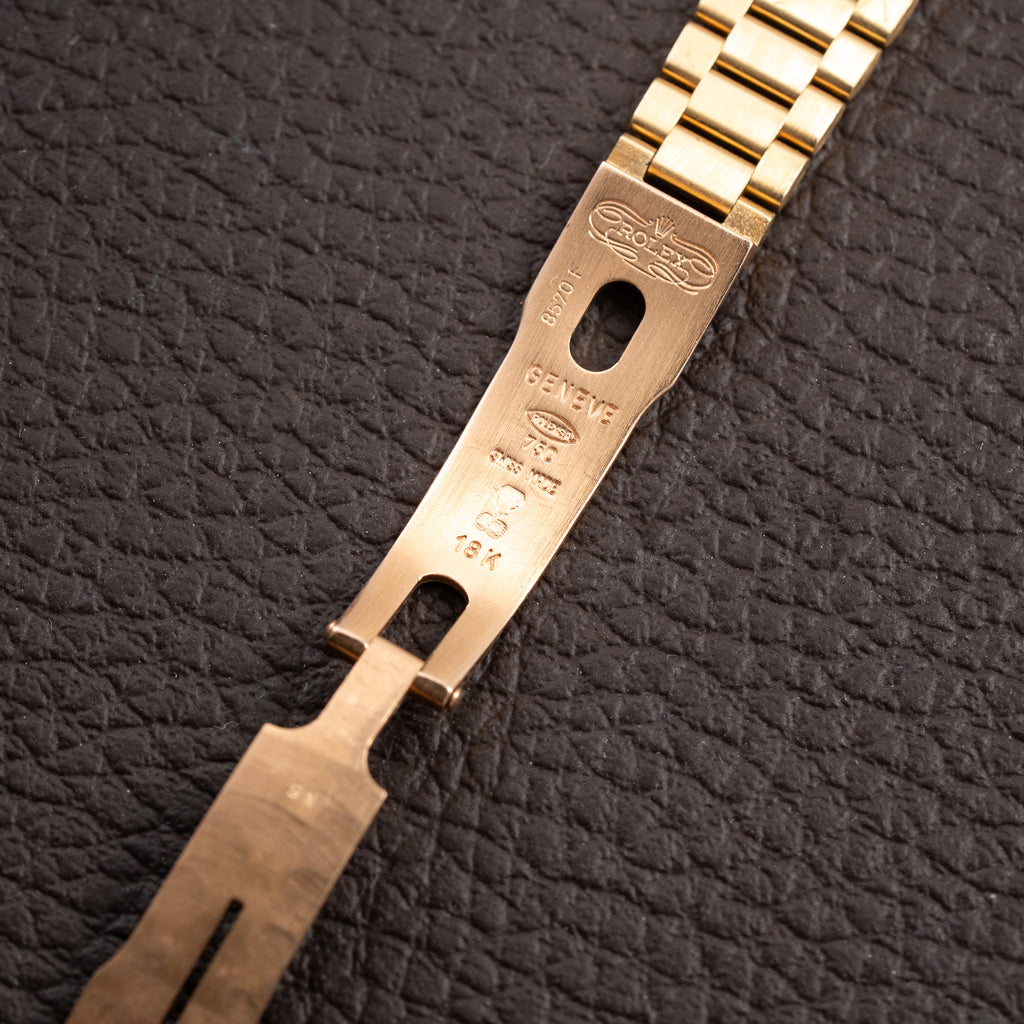 Rolex Lady-Datejust 26 Factory Diamond Dial, Bezel & Lugs  18K Yellow Gold Ref 69158 from 1989