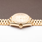 Rolex Lady-Datejust 26 Factory Diamond Dial, Bezel & Lugs  18K Yellow Gold Ref 69158 from 1989