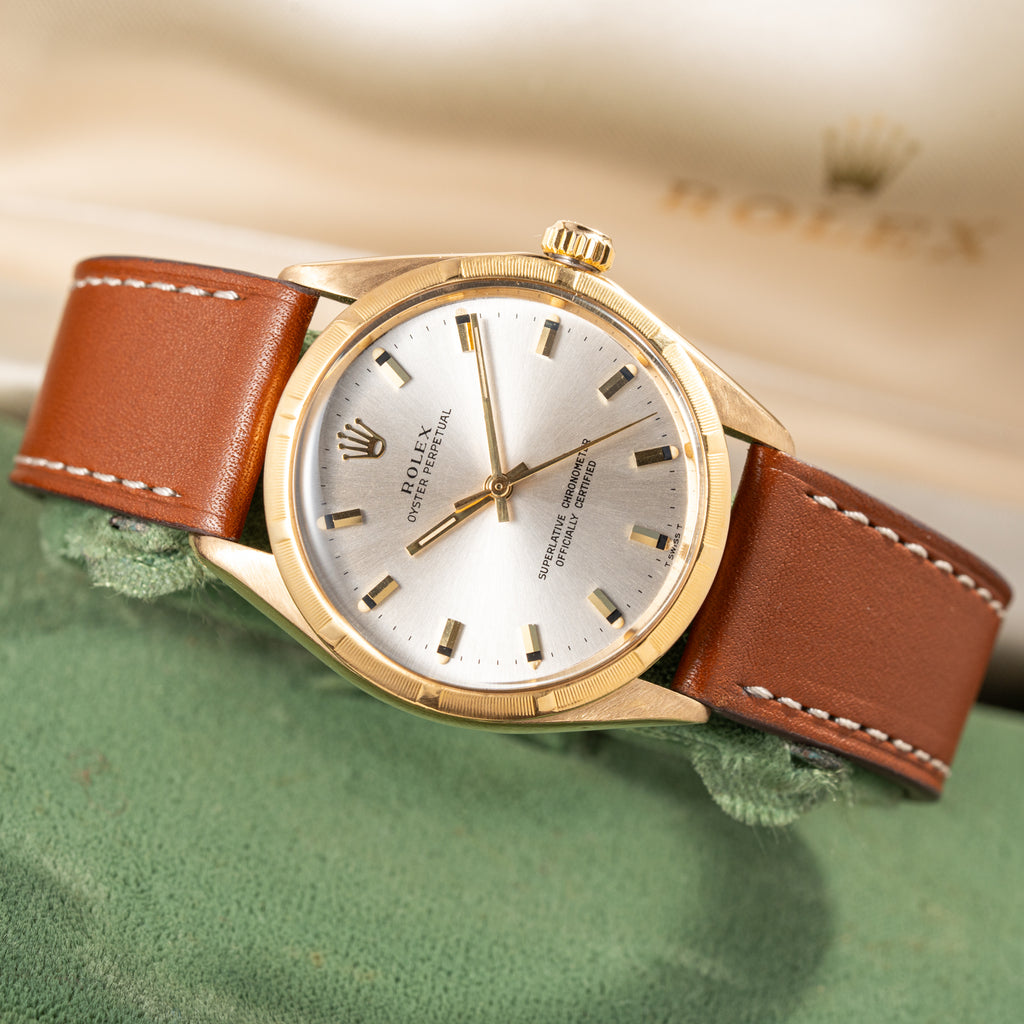 Rolex Oyster Perpetual  Ref 1005 18K Yellow Gold from 1968
