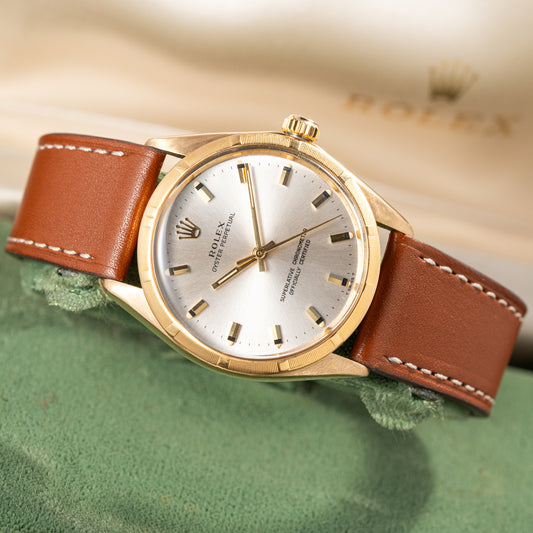 Rolex Oyster Perpetual  Ref 1005 18K Yellow Gold from 1968