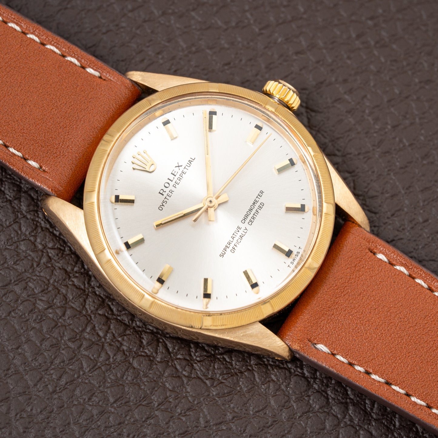 Rolex Oyster Perpetual  Ref 1005 18K Yellow Gold from 1968