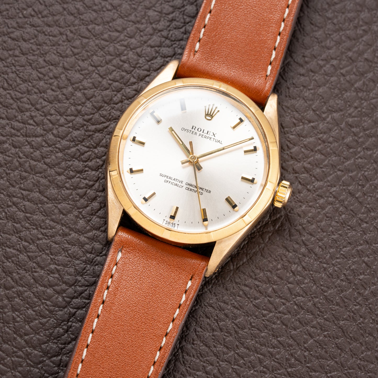 Rolex Oyster Perpetual  Ref 1005 18K Yellow Gold from 1968