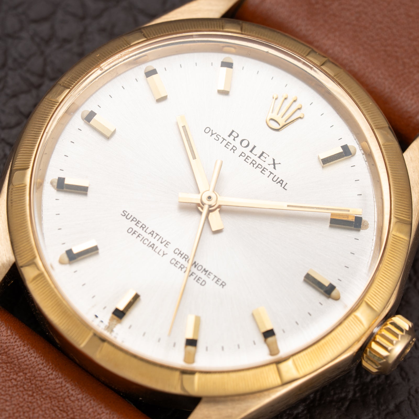 Rolex Oyster Perpetual  Ref 1005 18K Yellow Gold from 1968