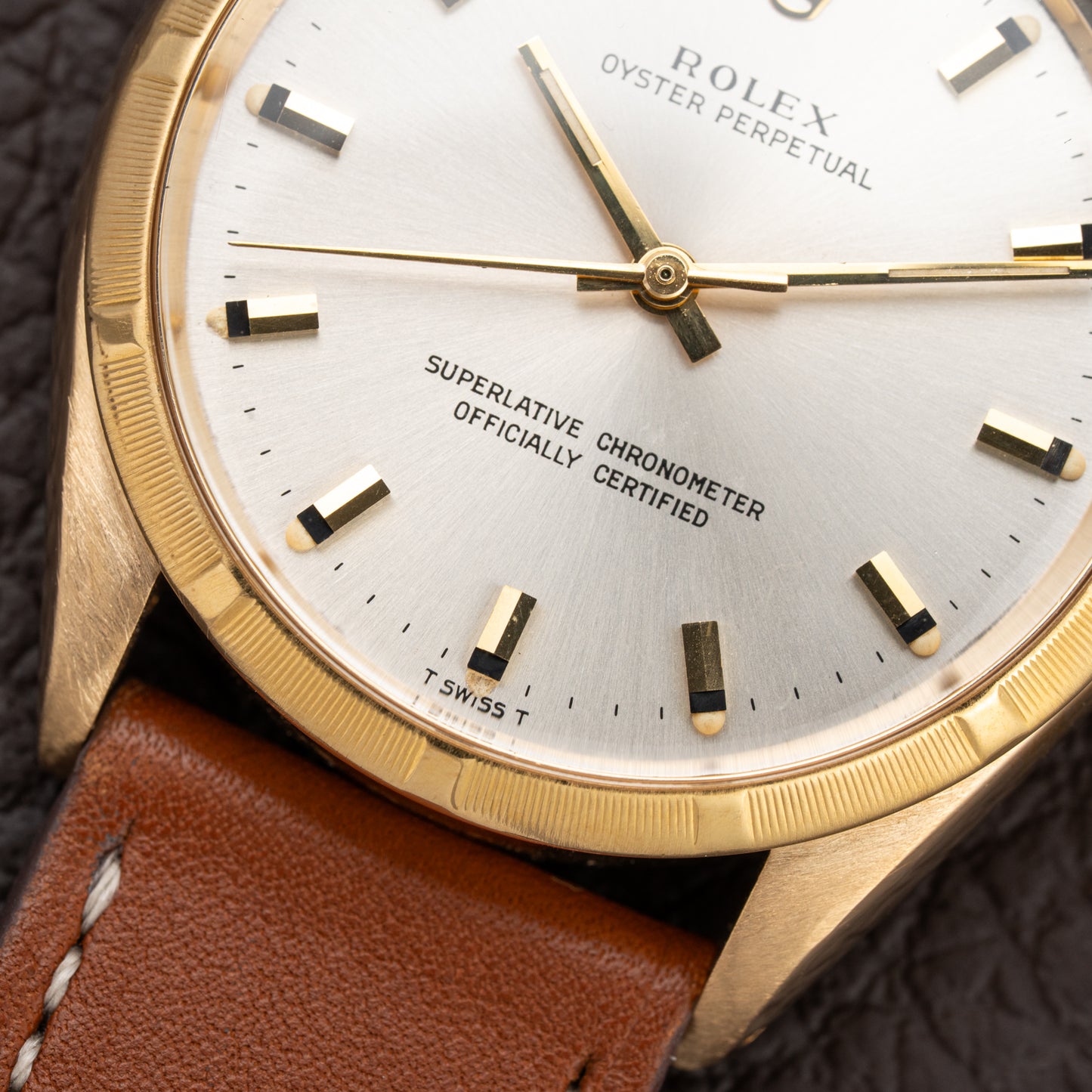 Rolex Oyster Perpetual  Ref 1005 18K Yellow Gold from 1968