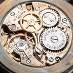 Rolex Precision 'Pontife' hands 18k Rosé Gold Fab. Suisse French Case from 1940s