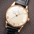 Rolex Precision 'Pontife' hands 18k Rosé Gold Fab. Suisse French Case from 1940s
