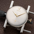 Rolex Precision “Disco Volante” UFO Grey Ghost Dial 18K Yellow Gold Ref. 9522 from 1950s