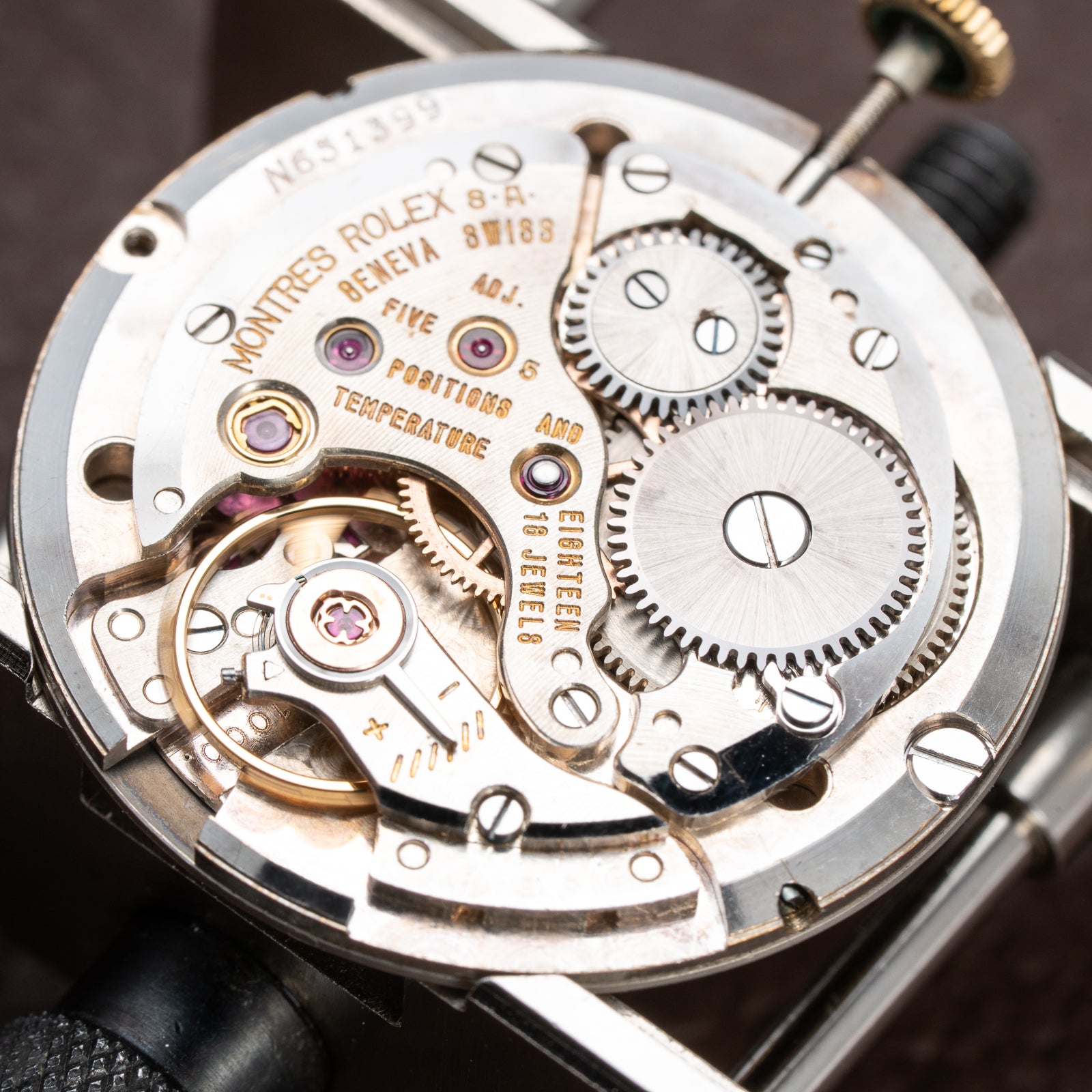 Rolex Precision “Disco Volante” UFO Grey Ghost Dial 18K Yellow Gold Ref. 9522 from 1950s