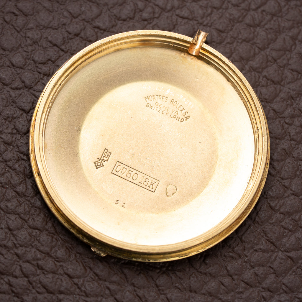 Rolex Precision “Disco Volante” UFO Grey Ghost Dial 18K Yellow Gold Ref. 9522 from 1950s