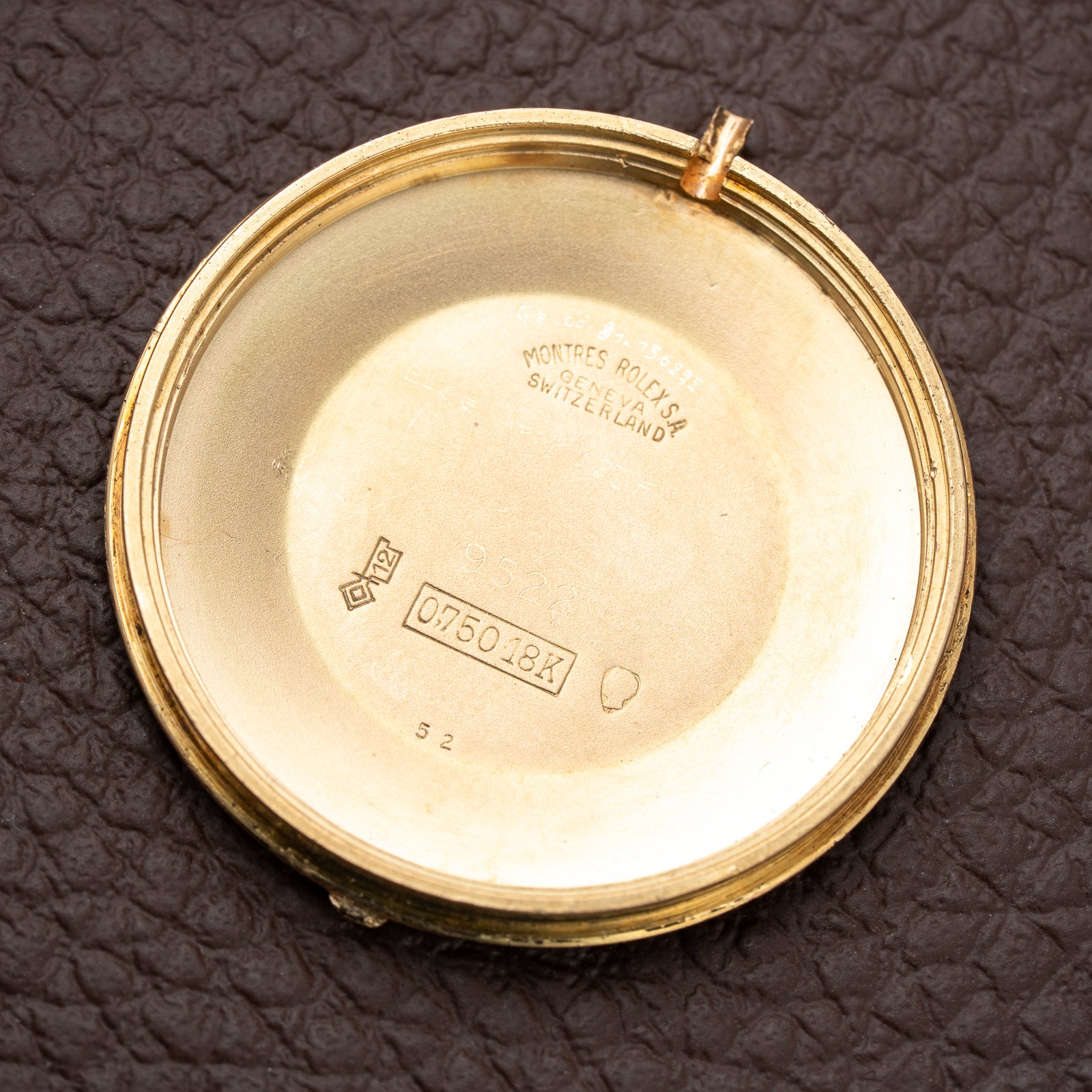 Rolex Precision “Disco Volante” UFO Grey Ghost Dial 18K Yellow Gold Ref. 9522 from 1950s